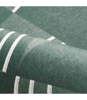 Papier Peint ANNEES 30 VERT DE GRIS - FAUBOURG DES LUMIERES - CASAMANCE - REF.76271426