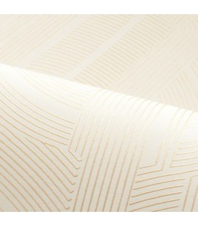 Papier Peint PORTE DORÉE BLANC - FAUBOURG DES LUMIERES - CASAMANCE - REF.76281732