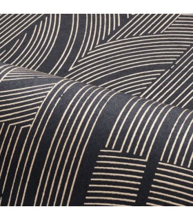 Papier Peint PORTE DORÉE NOIR - FAUBOURG DES LUMIERES - CASAMANCE - REF.76282344