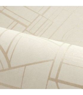 Papier Peint CINÉTIQUE SABLE - FAUBOURG DES LUMIERES - CASAMANCE - REF.76292548