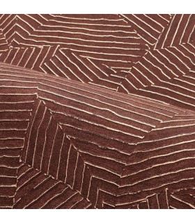 Papier Peint LORE TERRACOTTA/DORÉ - NATURE PRECIEUSE - CASAMANCE - REF.76543772