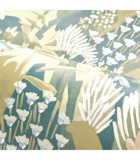 Papier Peint ERICA SAUGE/LILAS - NATURE PRECIEUSE - CASAMANCE - REF.76570100