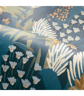 Papier Peint ERICA MARINE/OCRE - NATURE PRECIEUSE - CASAMANCE - REF.76570406