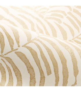 Papier Peint NOBILE IVOIRE/DORÉ - NATURE PRECIEUSE - CASAMANCE - REF.76591426