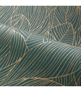 Papier Peint HOSTA JASPE/DORÉ - NATURE PRECIEUSE - CASAMANCE - REF.76602650