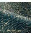 Papier Peint HOSTA MARINE/DORÉ - NATURE PRECIEUSE - CASAMANCE - REF.76602752