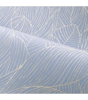 Papier Peint HOSTA LILAS/DORÉ - NATURE PRECIEUSE - CASAMANCE - REF.76602956