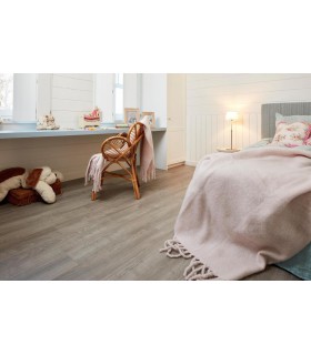 Parquet stratifié Ocean+ 8V4 - Java Light Grey - Résistant à l'eau - 1288 x 190 x 8 mm