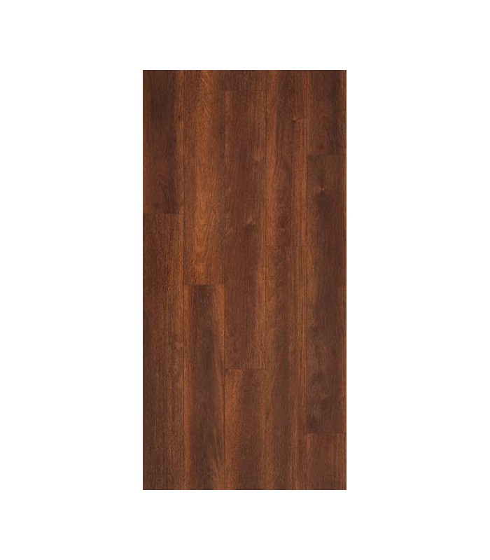 Parquet stratifié Ocean+ 8V4 - Merbau Brown - Résistant à l'eau - 1288 x 190 x 8 mm