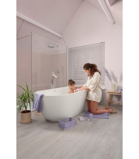 Berry Alloc Parquet stratifié Ocean+ 8XL - Jazz Light Grey - 2038 mm x 241 mm x 8 mm