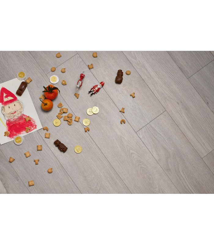 Berry Alloc Parquet stratifié Ocean+ 8XL - Jazz Light Grey - 2038 mm x 241 mm x 8 mm