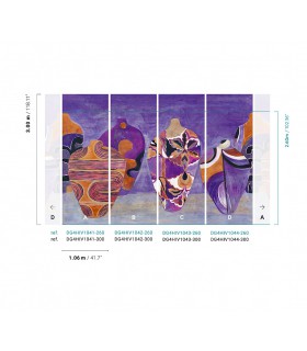 Papier Peint HIVA PERU DG4HIV1044 260 - Collection TERRA - MASUREEL - REF. DG4HIV1044 260