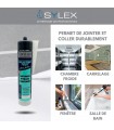 Mastic Sylex SX 640 Silicone 3 en 1 Silicone Tout 280ml