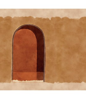 Papier Peint ALCOVE SIENNA DGALC1011 300 - Collection TERRA - MASUREEL - REF. DGALC1011 300