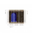 Papier Peint ALCOVE INDIGO DGALC1021 260 - Collection TERRA - MASUREEL - REF. DGALC1021 260