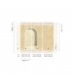 Papier Peint ALCOVE OYSTER DGALC1031 260 - Collection TERRA - MASUREEL - REF. DGALC1031 260