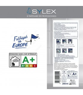 Mastic Sylex SX 640 Silicone 3 en 1 - Joint sanitaire 280 ml