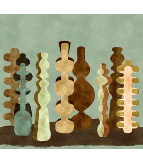 Papier Peint POTTERI.EMERALD DGPOT1043 260 - Collection TERRA - MASUREEL - REF. DGPOT1043 260