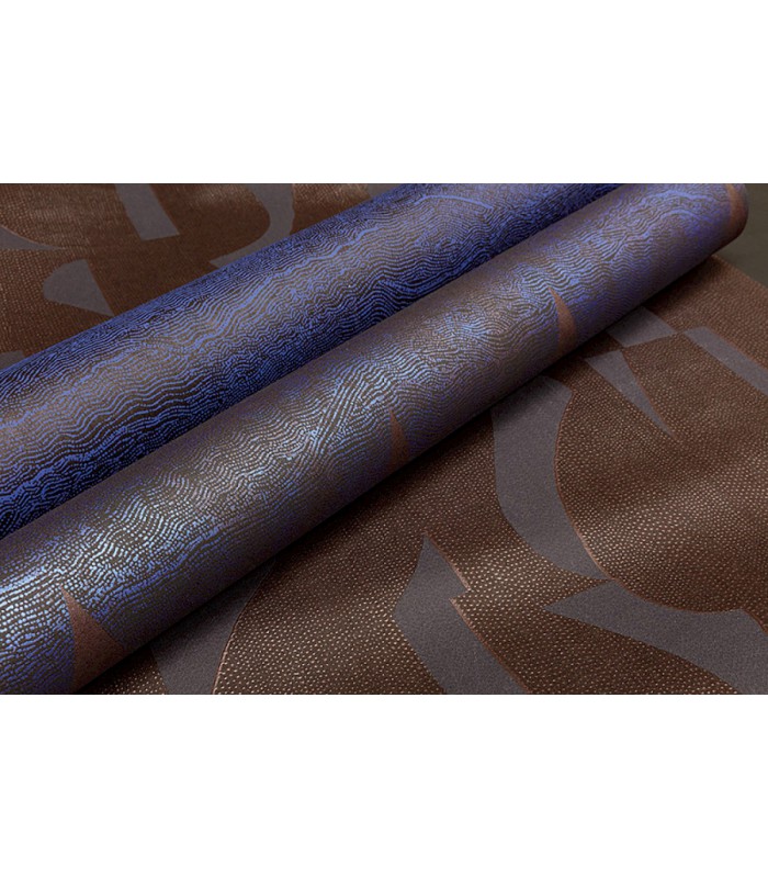 Papier Peint MIRI INDIGO TER009 - Collection TERRA - MASUREEL - REF. TER009