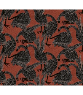 Papier Peint GUINEA SIENNA TER102 - Collection TERRA - MASUREEL - REF. TER102