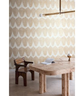 Papier Peint HEMIA OYSTER TER201 - Collection TERRA - MASUREEL - REF. TER201