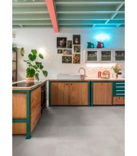 Dalle à clipser PVC RIGID 55 - Béton Clair - 914 x 457 x 6 mm