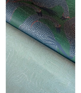 Papier Peint GUINEA EMERALD TER101 - Collection TERRA - MASUREEL - REF. TER101
