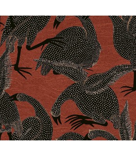 Papier Peint GUINEA SIENNA TER102 - Collection TERRA - MASUREEL - REF. TER102