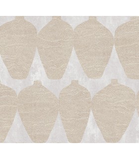 Papier Peint HEMIA OYSTER TER201 - Collection TERRA - MASUREEL - REF. TER201