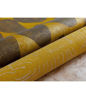 Papier Peint HEMIA CALENDULA TER206 - Collection TERRA - MASUREEL - REF. TER206