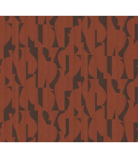 Papier Peint TASOS SIENNA TER302 - Collection TERRA - MASUREEL - REF. TER302