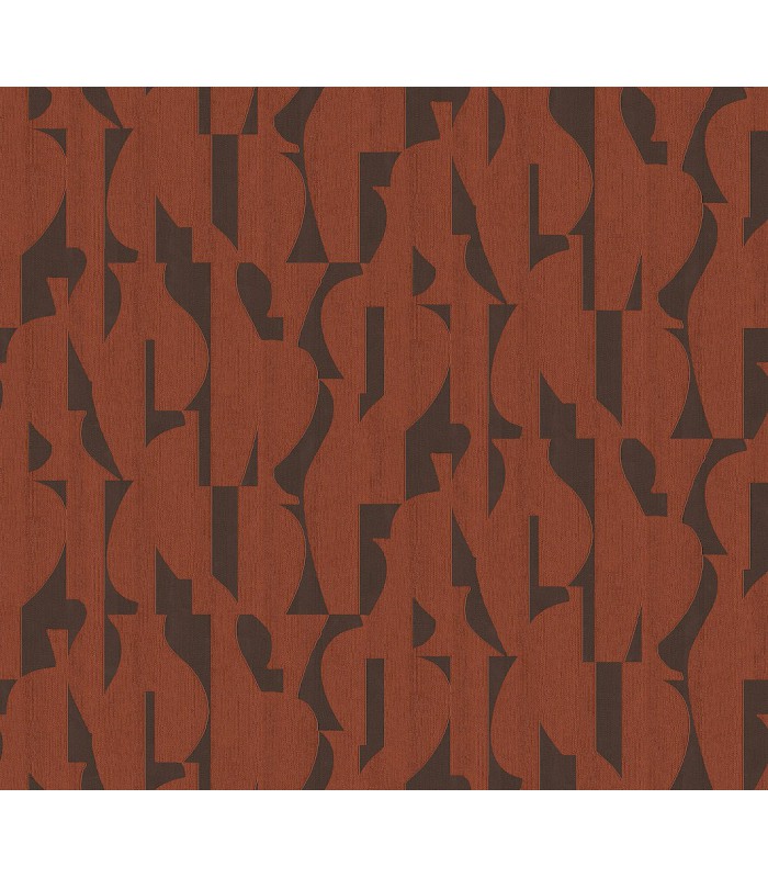 Papier Peint TASOS SIENNA TER302 - Collection TERRA - MASUREEL - REF. TER302