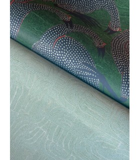 Papier Peint TEHANI TEAL TER501 - Collection TERRA - MASUREEL - REF. TER501