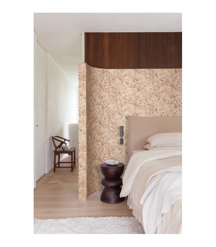 Papier Peint IDILIA PEACH  RHA005 - Collection RHAPSODY - MASUREEL - REF. RHA005