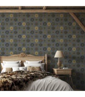 Papier peint SOLI - Collection FORNASETTI SENZA TEMPO 2 - COLE&SON - REF 123/1004