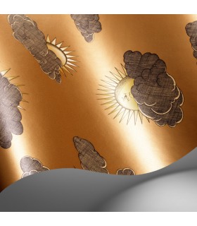 Papier peint SOLI E NUVOLE - Collection FORNASETTI SENZA TEMPO 2 - COLE&SON - REF 123/2011