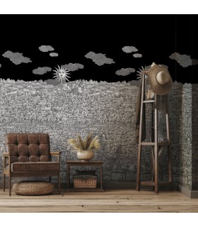 Papier peint VISTA MEDITERRANEA - Collection FORNASETTI SENZA TEMPO 2 - COLE&SON - REF 123/3012