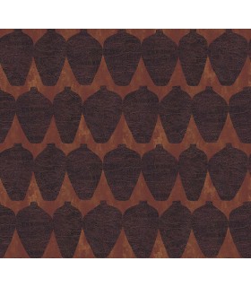 Papier Peint HEMIA SIENNA TER202 - Collection TERRA - MASUREEL - REF. TER202