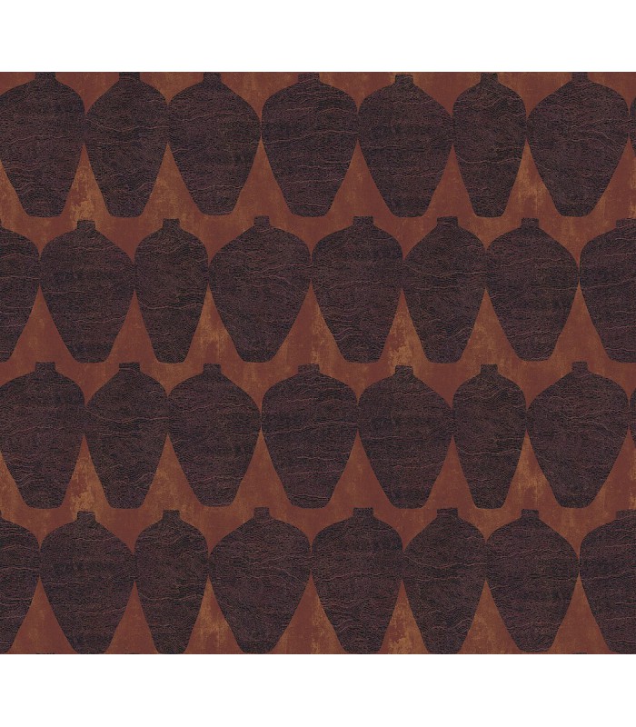 Papier Peint HEMIA SIENNA TER202 - Collection TERRA - MASUREEL - REF. TER202