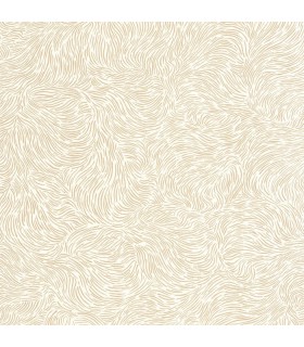 Papier peint Caselio - Storm blanc or - 10706