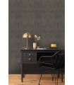 Papier peint Caselio - Delicacy noir et or -10656