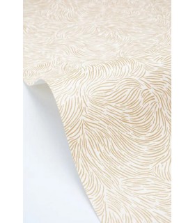 Papier peint Caselio - Storm blanc or - 10706