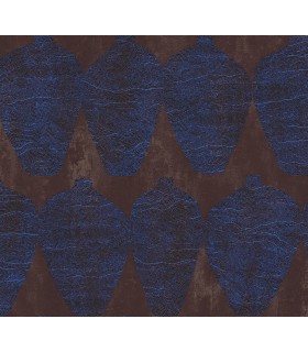 Papier Peint HEMIA INDIGO TER205 - Collection TERRA - MASUREEL - REF. TER205