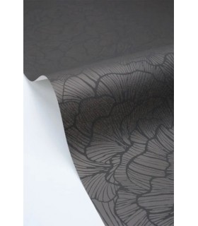 Papier peint Caselio DELICATE PETALS NOIR 10708 VDNT1