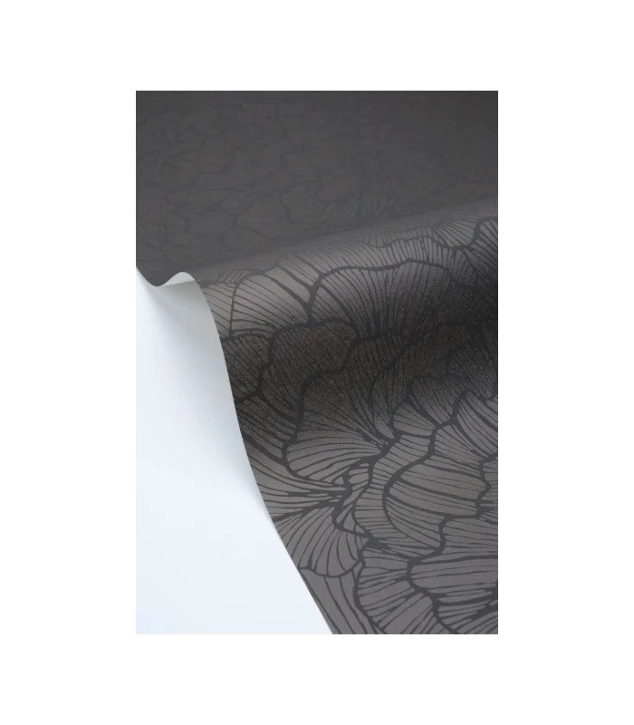 Papier peint Caselio DELICATE PETALS NOIR 10708 VDNT1