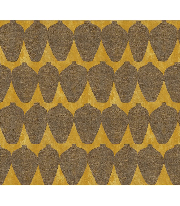 Papier Peint HEMIA CALENDULA TER206 - Collection TERRA - MASUREEL - REF. TER206