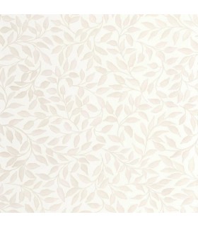 Papier peint Caselio - Printemps blanc nacré - 10611