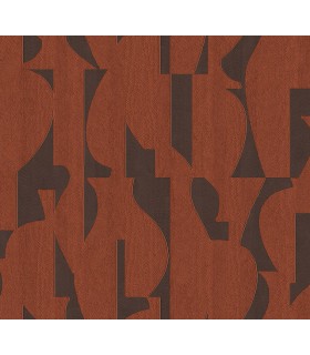 Papier Peint TASOS SIENNA TER302 - Collection TERRA - MASUREEL - REF. TER302