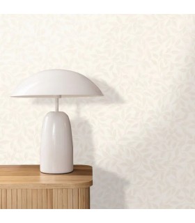 Papier peint Caselio - Printemps blanc nacré - 10611