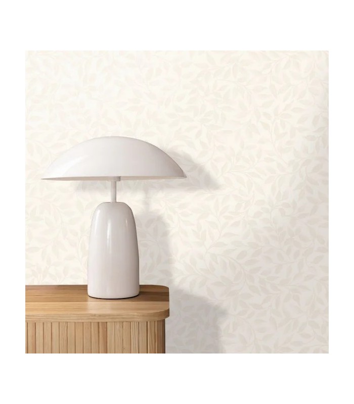 Papier peint Caselio - Printemps blanc nacré - 10611